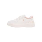 Th Saten Kadın Bej Platform Taban Sneaker