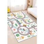 Thalia Home Oyun Halısı Desenli Kaymaz Taban Yıkanabilir Çocuk Halısı