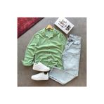 THANBUTİK Erkek Fitilli Gömlek ve Baggy Pantolon 2'li Set