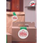 Thank You Sticker Teşekkürler Etiketi Dikkatli Taşıyınız Ambalaj Kargo Etiketi - 240 Adet