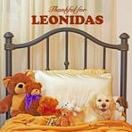 Thankful for Leonidas: Personalized Picture Book with Love & Gratitude Rhymes for Kids, Toddlers, Baby Girl, Baby Boy & Dog Lovers of All Ages