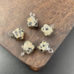 THAYLA 12 x 8 mm 2 adet kaplan gözü taş doğal taş boncuk bilezik yapımı için doğal değerli taş boncuklar/çekicilik/kolye ucu takı yapımı için