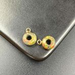 THAYLA 14 x 10 mm 6 adet Doğal Obsidyen Taş Boncuklar Doğal Değerli Taş Bilezikler Boncuk/Cazibe/Takı Yapımı için Kolye