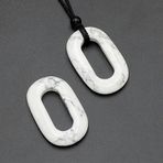 THAYLA 40 x 25 mm 2 adet Oval Daire Doğal Taş Boncuk Bilezik Yapımı için Doğal Değerli Taş Boncuklar/Tılsım/Takı Yapımı için Kolye Ucu