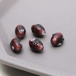 THAYLA Beyaz Çiçekler Oval Boncuk 16 x 11 mm 20 adet Retro Altın Folyo Cam Boncuk Takı Yapımı için Bilezik Kolye Küpe Boncuk El İşi için