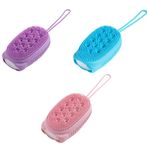 The Bath Bunny Süngerli Silikon Vücut Temizleme Fırçası (Asortili)