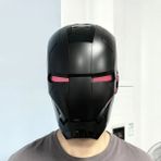 The Beauty Store Iron Man Maskesi Demir Adam Kask Oyuncak Çocuk Marvel Transformers Harry Potter Avengers Işıklı - Siyah (247)
