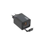 The Best Nzm 65W Süper Hızlı Şarj Cihazı | Dahili Type-C Kablo | USB-C & USB-A Çıkış | Çoklu Cihaz Desteği