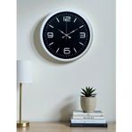 The Best Nzm Prime White 40 Cm Metal Modern Duvar Saati