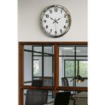 The Best Nzm Zentime Krom Şıklık 52 Cm Metal Modern Duvar Saati