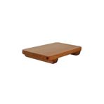 The Best Shopping Ahşap Eskitme Ayaklı Sunumluk Et Tahtası 30 X14