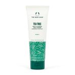 The Body Shop Çay Ağacı Cilt Temizleme Günlük Yüz Ovma - Peeling ve Lekeli Ciltler İçin Arındırıcı - Vegan - 4.2 Fl Oz