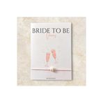 The Byzia Bride To Be Hediyelik 6 Adet 9x9cm Kart Tasarımı ile Kırık İnci Bileklik