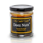 The Candle Daddy Deez Nutz- Komik- Muz Fındık Ekmeği - Fındık Vanilyası - Kokulu Mum - Çift Dökme - 170 g - 40 Saat Yanma Süresi