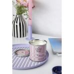 The Candle Talks Milky Vanilla Teneke Mum - Lila - Mor