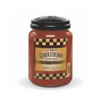 The Candleberry Company Mumlar | Amber Yapraklı Mum | Piyasadaki En İyi Mumlar | ABD'de Elle Dökülmüştür | Yüksek Kokulu ve Uzun Ömürlü | Büyük Kavanoz 737 ml