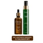 The Ceel Biberiye Suyu + Hint Yağı 2'li Saç Bakım Seti