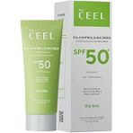 The Ceel Dengeleyici Mat Bitişli Güneş Kremi Spf 50+ 50 Ml, Yağlı Karma Ciltler İçin Parlama Karşıtı Yüz Güneş Koruyucu, Niacinamide E Vitaminli Günlük Bakım