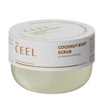 The Ceel Hindistan Cevizi Özlü Vücut Peelingi 275 gr, El Ayak ve Vücut İçin Arındırıcı Scrub, Yoğun Nemlendirici ve Batık Karşıtı Bakım, Mineral Tuz ve Gliserinli