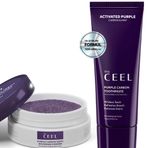 THE CEEL Mor Aktif Karbon Diş Beyazlatma Seti (Aktif Mor Karbon Diş Macunu 75 gr + Aktif Mor Karbon Diş Tozu 50 gr)