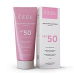 The Ceel SPF 50+ Pembe Ton Eşitleyici Güneş Kremi 50 ml - Glutatyon ve Hyaluronik Asit İçeren UVA/UVB Koruyucu, Aydınlatıcı Tone Up Pink Sunscreen, Nemlendirici Yüz Güneş Kremi ve Makyaj Bazı