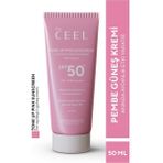 The Ceel Spf 50+ Tone Up Pink Sunscreen Ton Eşitleyici Yüz Güneş Kremi 50 ml