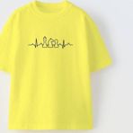 The Champ Clothing Chess İs My Therapy Yazılı Satranç Şah Tasarım Baskılı Sarı Çocuk T-Shirt