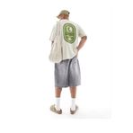 The Champ Clothing Erkek Oversize Tişört – Dünya Haritası Grafik Desenli Spor Stil