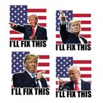 THE CIGAR BAR I'll Fix This Trump çıkartmaları, 48 Parça, 4 Farklı Çıkartma CHY-NA'DA YAPILMADIR%100 Amerika'da üretilmiştir, Joe Biden I Did That, MAGA, AMERİKA TASARRUFLARI, YÜKSEK GAZ FİYATLARI, ULTRA MAGA,