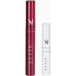 The Colored Perfect Match Kit, Agate Maskara ve Resin Şeffaf Topcoat - Bordo