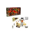 The Corps Mission Terrain Battle Askerî Oyun Seti – Jet, Tank, Arazi Aracı Ve 4 Eklemli Asker Figürü
