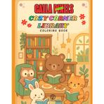 The Cozy Corner Library: Animal Themed Coloring Book