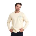 The Crow Bej Erkek Regular Fit Sweatshirt TC1944_LIFE