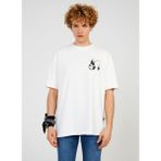 The Crow Bisiklet Yaka Baskılı Beyaz Erkek T-Shirt TC901410 - XL