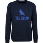 The Crow Bisiklet Yaka Lacivert Erkek Sweatshırt TC1905BASKILI Tshırt - 2XL