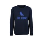 The Crow Bisiklet Yaka Lacivert Erkek Sweatshırt TC1905BASKILI TSHIRT