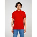 The Crow Düz Kırmızı Erkek Polo T-Shirt Summer Polo - 3XL