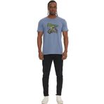 The Crow Erkek T-Shirt Beden, Mavi, M, Basic T-Shirt