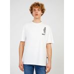 The Crow Erkek T-Shirt, Beyaz, 2XL, TC 9020