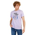 The Crow Erkek T-Shirt, Lila, 2XL, TC7123