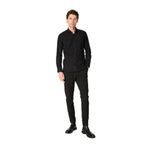 The Crow Lastikli Bel Boru Paça Siyah Pantolon, XL, P300S1349, Black, Erkek