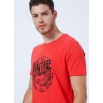 The Crow WİNTAGE FİSHERMAN Bisiklet Yaka Hardal Unisex T-Shirt