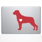 The Decal Guru Die çıkartma I Love My Rottweiler çıkartma vinil çıkartma, 38,1 cm MacBook Pro (2016 & yeni modeller) 15" Macbook Pro (2016 & newer) Kırmızı 1484-MAC-15X-DR