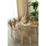 The Deer 1 Masa 2 Sandalye (Geyik Çocuk Montessori Çalışma Masa Sandalyesi)