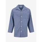 The Don Mavi Erkek Regular Fit Ekose Pijama Takımı TDNPJM001032