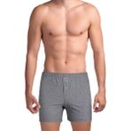 The Don Traditional Uzun Paçalı Erkek Boxer Gri Renk - XL