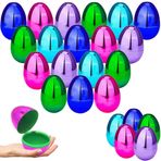 The Dreidel Company Menteşeli Metalik Doldurulabilir Paskalya Yumurtaları Dökme Renkli Parlak Plastik Paskalya Yumurtaları, Paskalya Yumurtası Avı için Mükemmel, Sürpriz Yumurta, Paskalya Avı, 5,7 cm Çeşitli Renkler