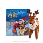 The Elf on the Shelf Evcil Hayvanları: Bir Ren Geyiği Geleneği - Güzel Resimli Ciltli Hikaye Kitabı, Sarılabilir Evcil Hayvan Ren Geyiği Altın Kalp Tılsımı ve Resmi Evlat Edinme Sertifikası ile Doldurulmuş Hayvan