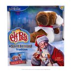 The Elf on the Shelf Evcil Hayvanları: Bir Saint Bernard Geleneği- Güzel Resimli Ciltli Hikaye Kitabı, Sarılabilir Pet St. Bernard Dolması Hayvan Namlu Tılsımı ve Resmi Evlat Edinme Sertifikası İçerir