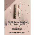 The Elite Home %100 Doğal Bambu Diş Fırçası / BPA İçermez / Orta Sertlik/ Çevre Dostu/ Çocuk Boy